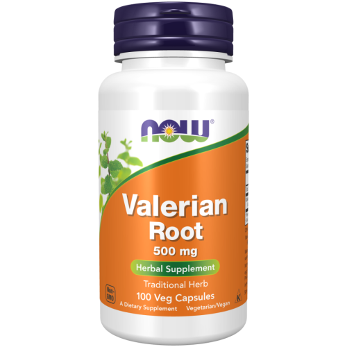NOW - Valerian Root 500 mg - 100 kapsułek