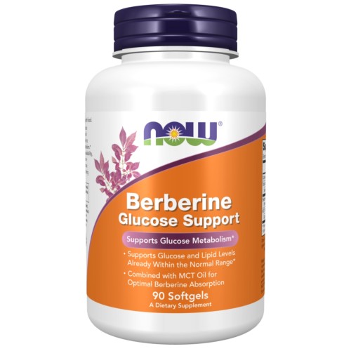 NOW - Berberine Glucose Support - 90 kapsułek