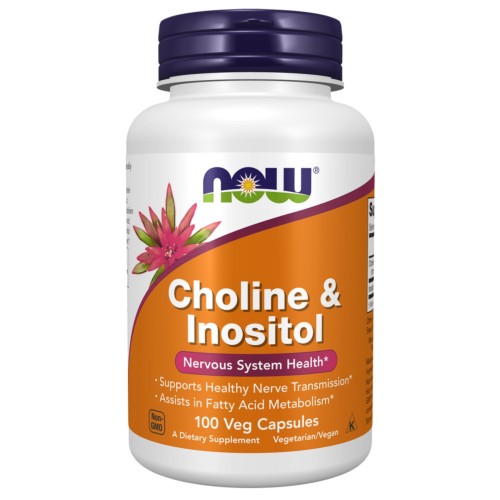 NOW - Choline & Inositol - 100 kapsułek
