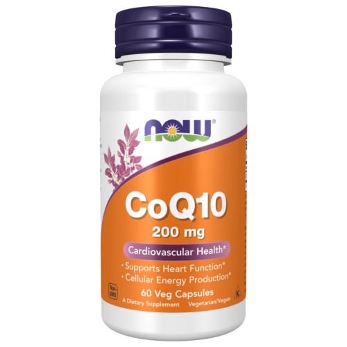 NOW - CoQ10 200 mg - 60 kapsułek