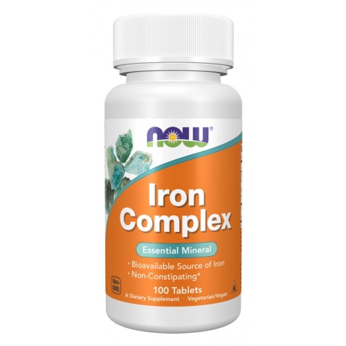NOW - Iron Complex - 100 tabletek