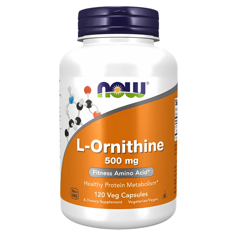 NOW - L-Ornithine 500 mg - 120 kapsułek