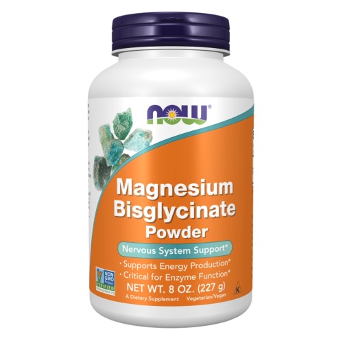 NOW - Magnesium Bisglyacinate Powder - 227 g