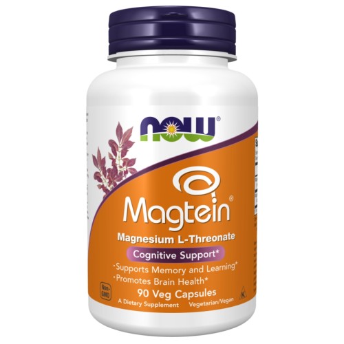 NOW - Magtein L-Treonian Magnezu - 90 kapsułek