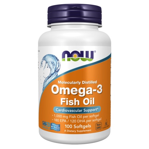 NOW - Omega-3 - 100 kapsułek