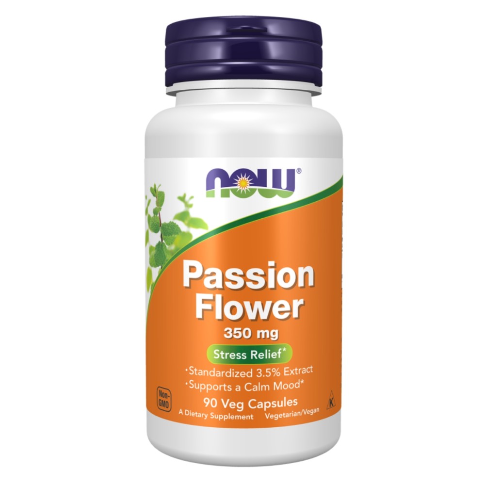 NOW - Passion Flower 350 mg - 90 kapsułek