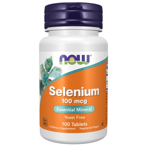 NOW - Selenium 100 mcg - 100 tabletek