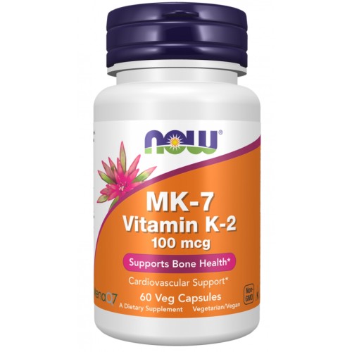 NOW - MK-7 Vitamin K-2 100 mcg - 60 kapsułek