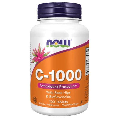 NOW - Vitamin C-1000 with Rose Hips & Bioflavonoids - 100 tabletek