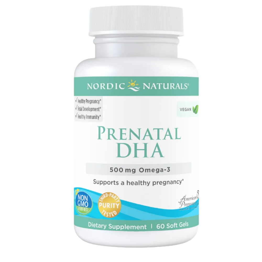 Nordic Naturals - Prenatal DHA Vegan 500 mg - 60 kapsułek