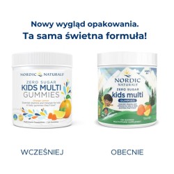 Nordic Naturals - Kids Multi Zero Sugar - 120 żelków