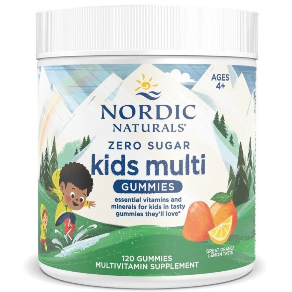 Nordic Naturals - Kids Multi Zero Sugar - 120 żelków