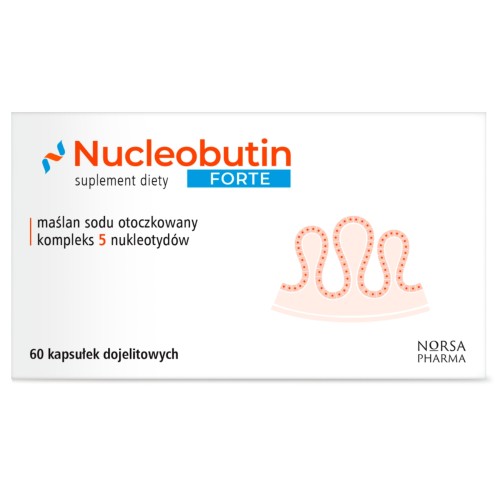 Norsa Pharma - Nucleobutin Forte - 60 kapsułek 