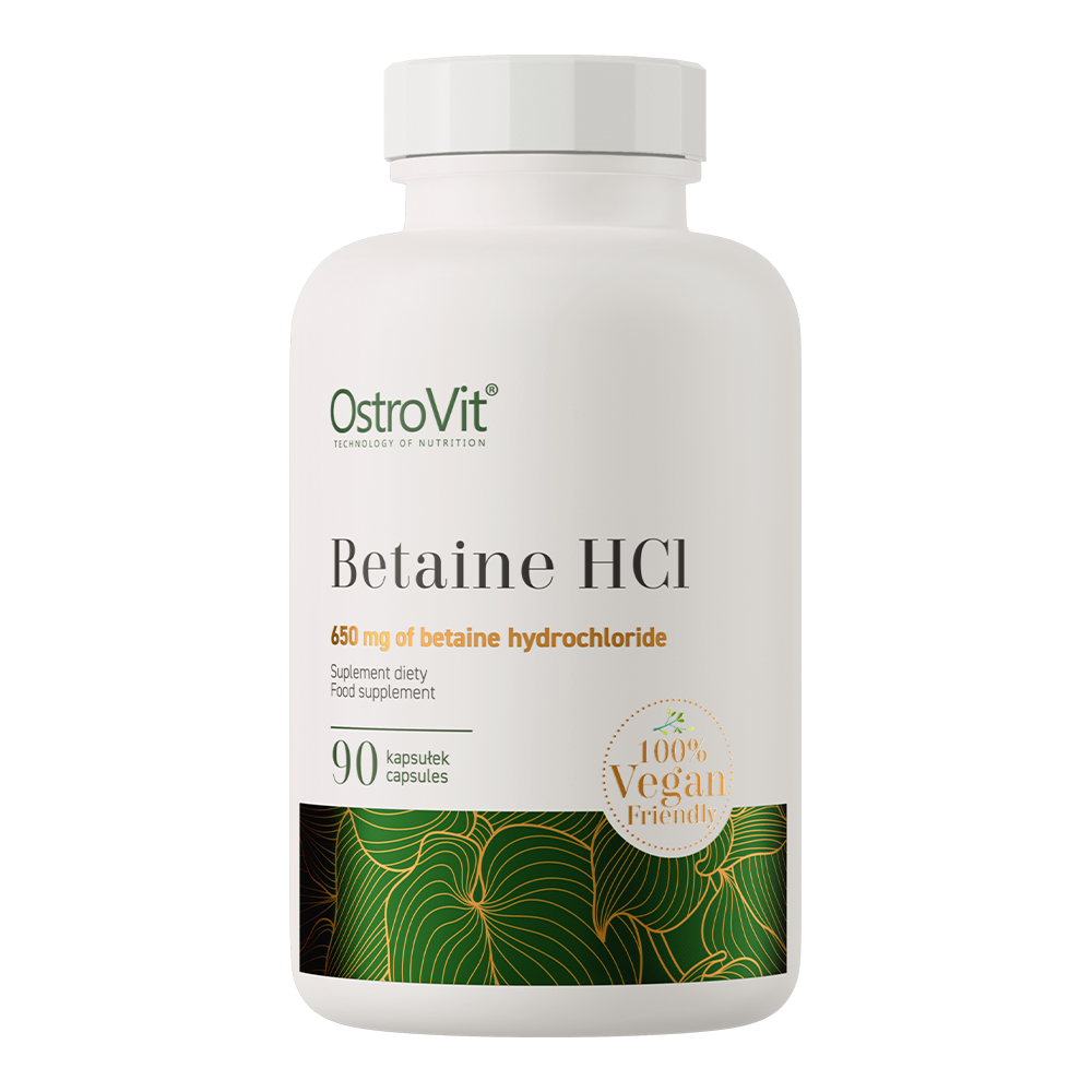 OstroVit - Betaina HCl VEGE - 90 kapsułek