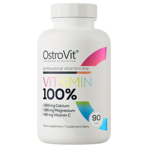 OstroVit - 100% Vit&Min - 90 tabletek