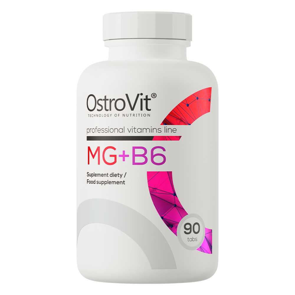 OstroVit - Mg + B6 - 90 tabletek