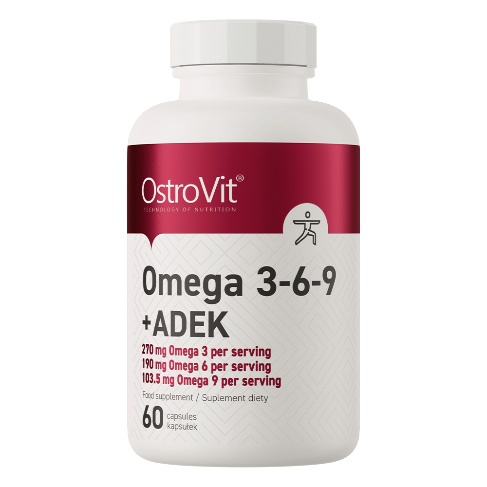 OstroVit - Omega 3-6-9 + ADEK - 60 kapsułek