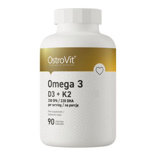 OstroVit - Omega 3 D3+K2 - 90 kapsułek