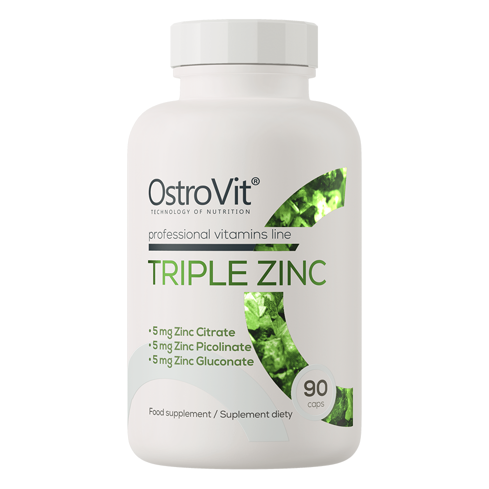 OstroVit - Triple Zinc - 90 kapsułek