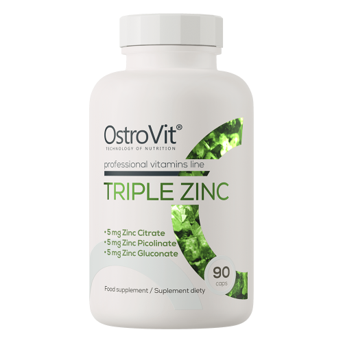 OstroVit - Triple Zinc - 90 kapsułek
