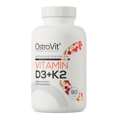 OstroVit - Vitamin D3+K2 - 90 tabletek
