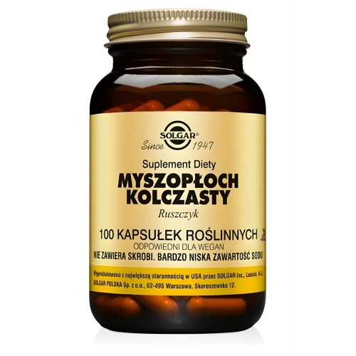 Solgar - Myszopłoch Kolczasty - 100 kapsułek