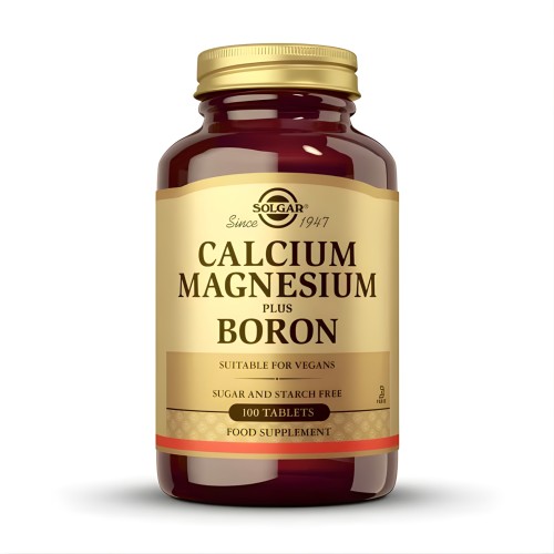 Solgar - Wapń Magnez Bor - 100 tabletek