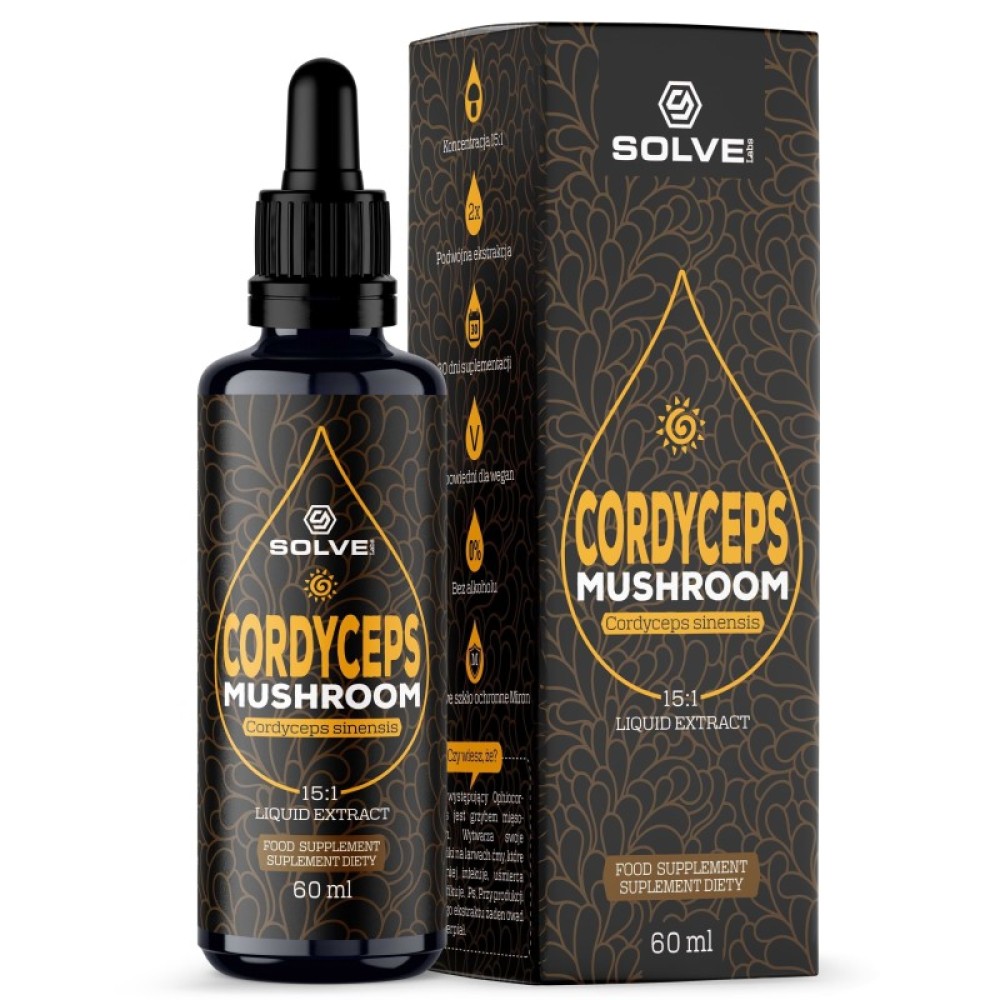 Solve labs - Cordyceps Mushroom - 60 ml