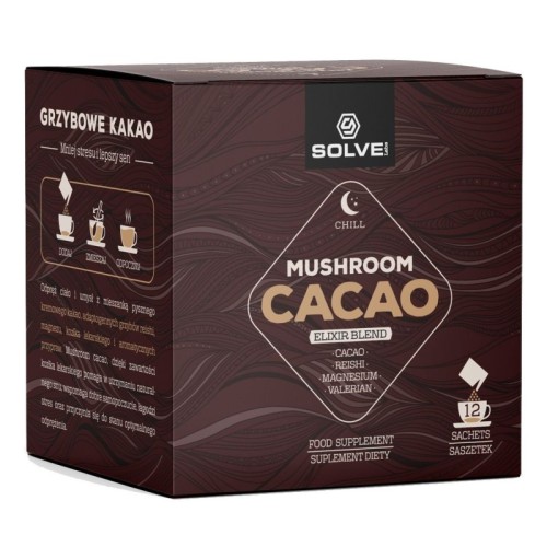 Solve Labs - Mushroom Cacao Elixir - 12 saszetek 