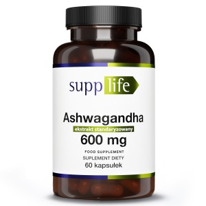 Supplife - Ashwagandha 600 mg - 60 kapsułek
