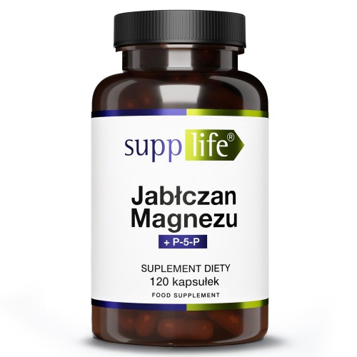 Supplife - Jabłczan Magnezu + P-5-P - 120 kapsułek