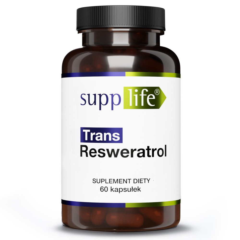 Supplife - Trans-Resweratrol 200 mg - 60 kapsułek