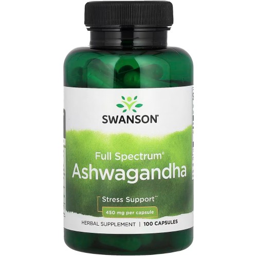 Swanson - Ashwagandha 450 mg - 100 kapsułek