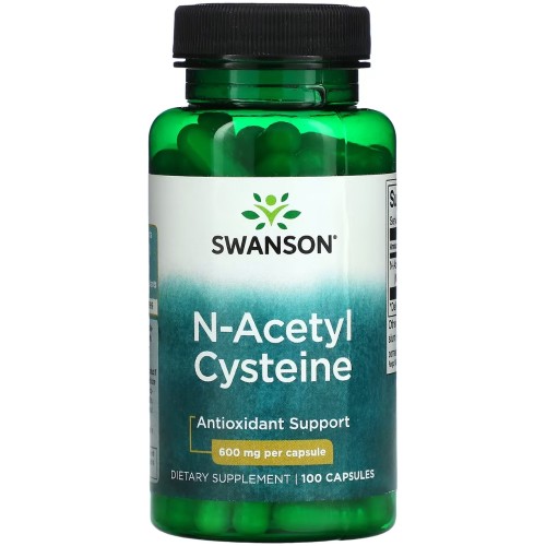 Swanson - NAC N-Acetyl Cysteine 600mg - 100 kapsułek