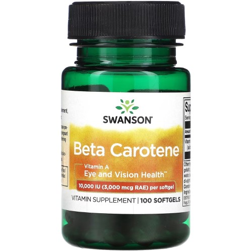 Swanson - Beta-Carotene (Vitamin A) - 100 kapsułek