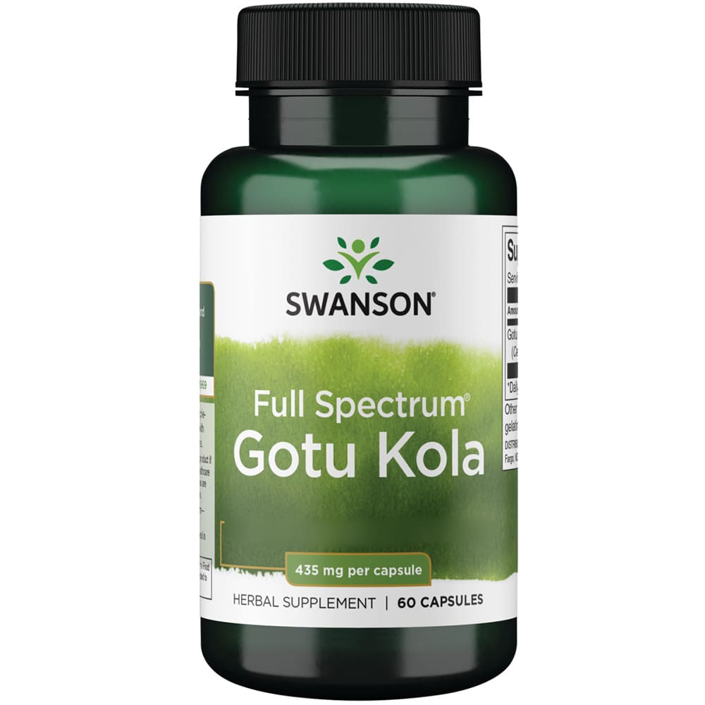 Swanson - Full Spectrum Gotu Kola 435mg - 60 kapsułek