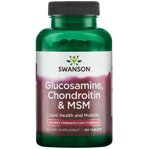Swanson - Glucosamine Chondroitin & MSM - 120 tabletek