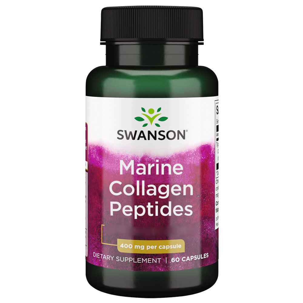 Swanson - Type I Hydrolyzed Marine Collagen 400mg - 60 kapsułek