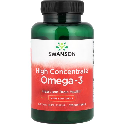Swanson - Omega-3 Fish Oil - 120 kapsułek