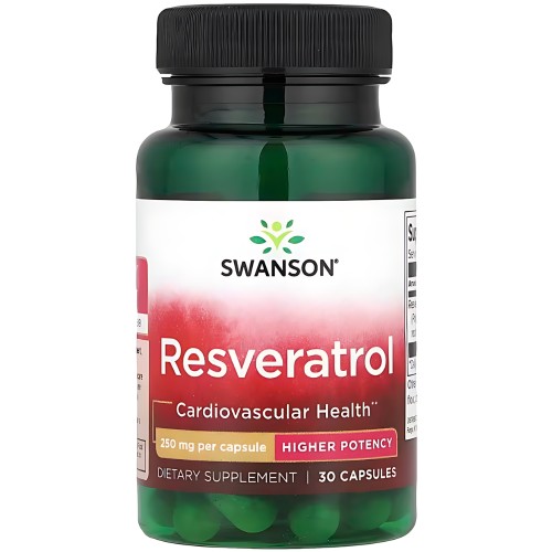 Swanson - Resveratrol 250 - 30 kapsułek