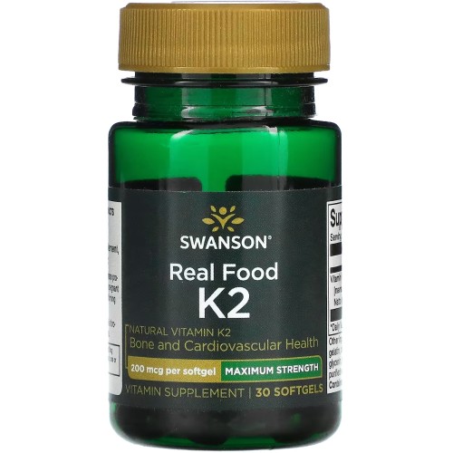 Swanson - Vitamin K2 MK-7 200 mcg - 30 kapsułek