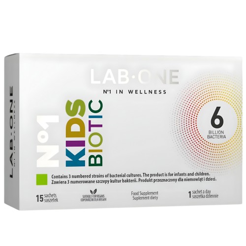 LAB ONE - N°1 KidsBiotic - 15 saszetek
