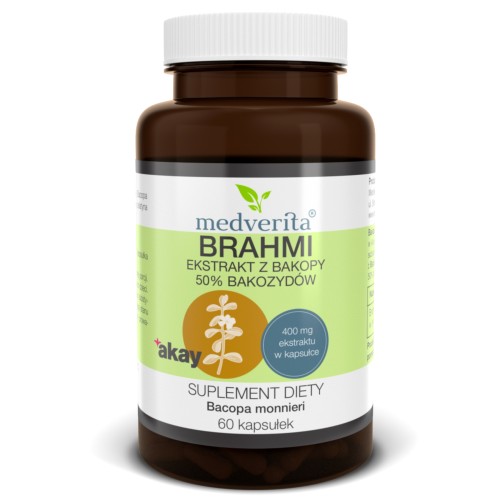 Medverita - Brahmi 50% bakozydów - 60 kapsułek