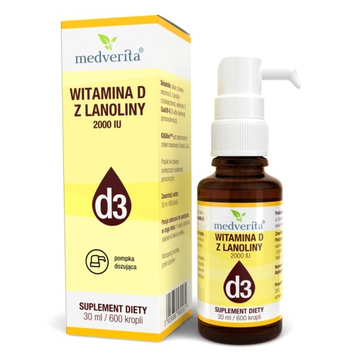 Medverita - Naturalna Witamina D3 - 30 ml