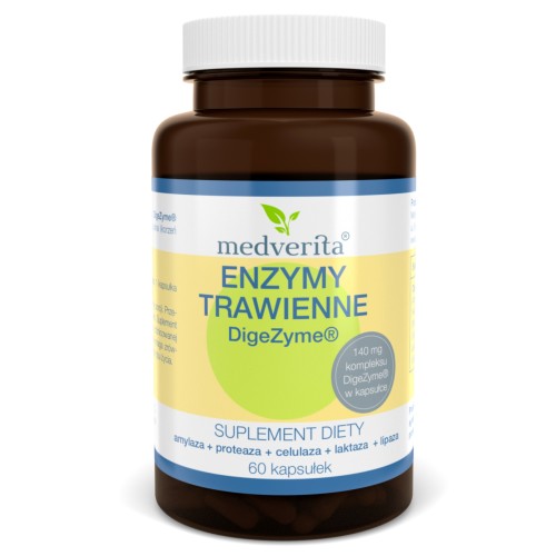 Medverita - Enzymy Trawienne DigeZyme® - 60 kapsułek