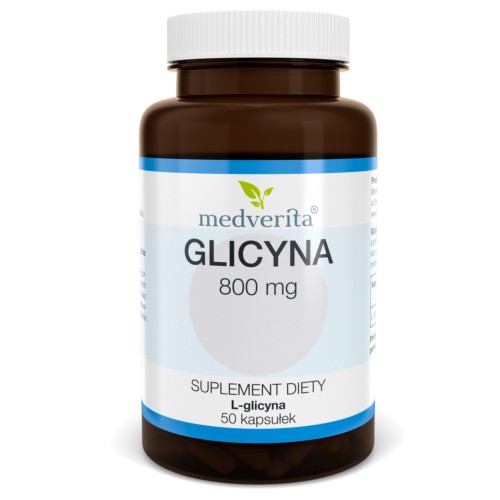 Medverita - Glicyna L-glicyna 800 mg - 50 kapsułek
