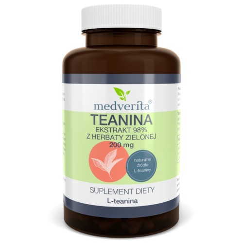 Medverita - Teanina ekstrakt z herbaty zielonej - 60 kapsułek
