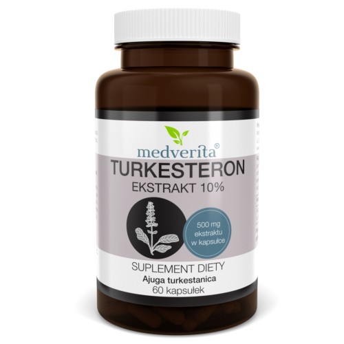 Medverita - Turkesteron ekstrakt - 60 kapsułek