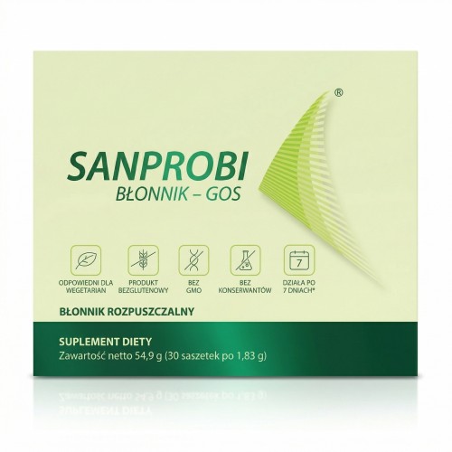 SanProbi - Błonnik GOS - 30 saszetek