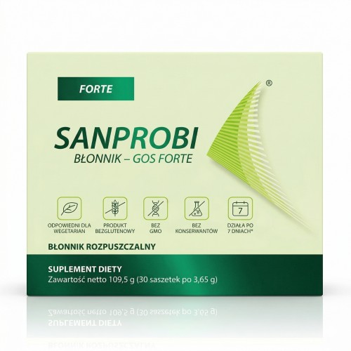 SanProbi - Błonnik GOS FORTE - 30 saszetek